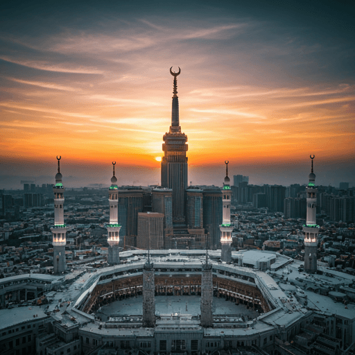 Sunrise over Makkah